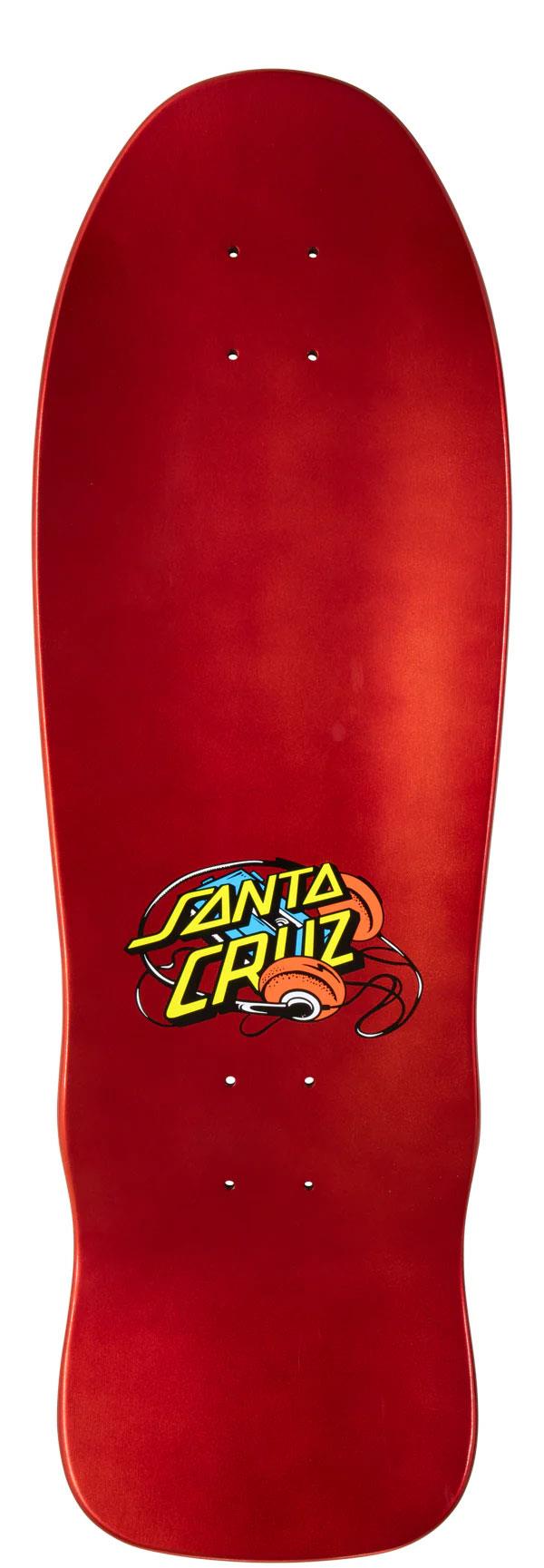 Santa Cruz x Stranger Things Grabke Max Melting Clock **Glow in the Dark** Skateboard Deck - 9.7