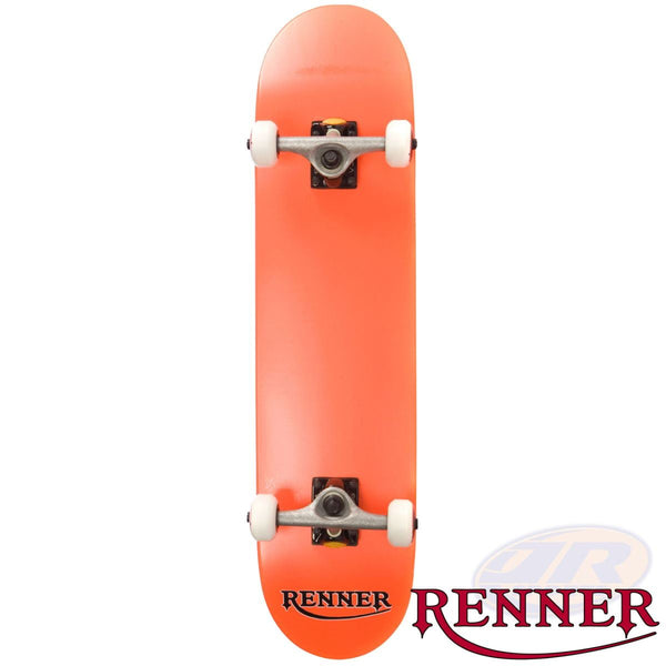Renner Pro - 7 Ply, Virus Trucks, Abec 9 - Orange Complete Skateboard - 7.75