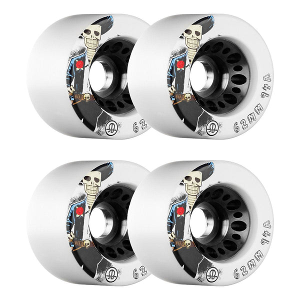 Rollerbones - Dotd Speed White (4) - / 94a Skateboard Wheels - 62mm