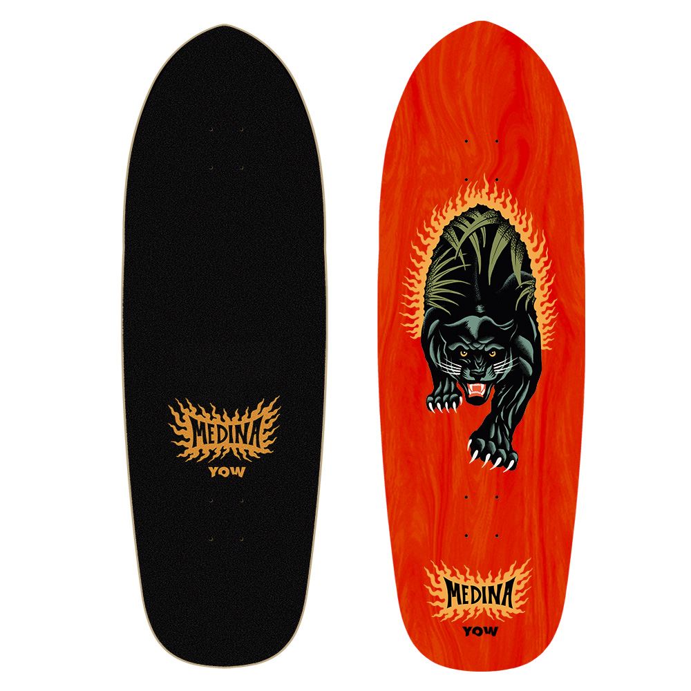 Yow Medina Panther 33.5" Signature Series Yow Skateboard Deck - 10.5" - Skatewarehouse.co.uk