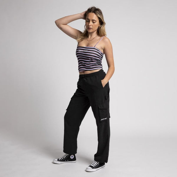 Santa Cruz Womens Pant Odyssey Pant - Washed Black - Skatewarehouse.co.uk