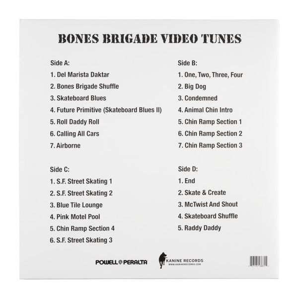 Powell Peralta Vinyl LP Bones Brigade Video Tunes Accessories