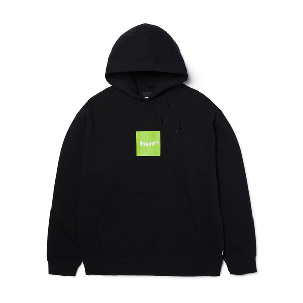 Box Logo Po Hoodie (Black / Huf Green)