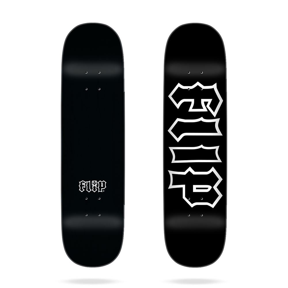 Flip Team Cancelled Dipped Blackout Flip Skateboard Deck - 8.25" - Skatewarehouse.co.uk