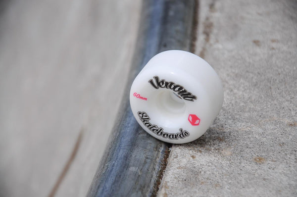 Venom Logo White Skateboard Wheels 50-53mm - Skatewarehouse.co.uk