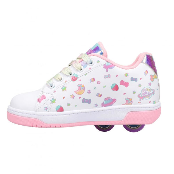 Heelys x Hello Kitty Split X2 HKC - White / Pink - Skatewarehouse.co.uk