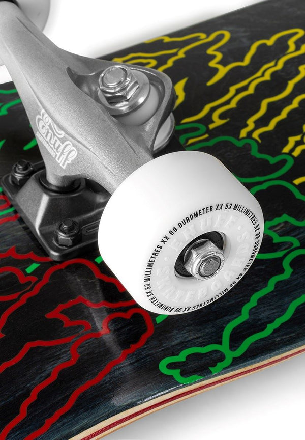 Enuff Three Tier Reloaded SkateboardBlack Complete Skateboard - 8.0