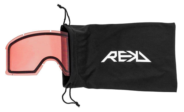 REKD Classic SnapFit Snow Goggle Kit - Black / Chromatic Sapphire - Skatewarehouse.co.uk