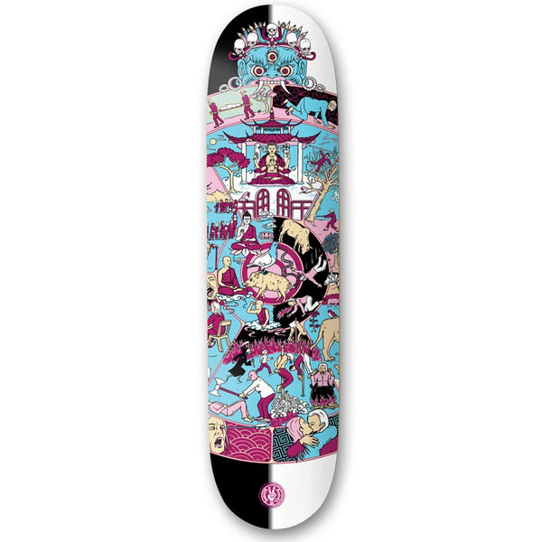 Drawing Boards Wheel Of Life Complete Set x3 Decks - Ltd Edition Skateboard Decks - 8.25