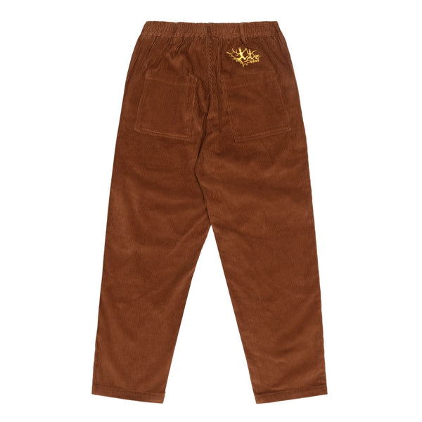 WKND Loosies Cord Pants Brown Cord - Skatewarehouse.co.uk