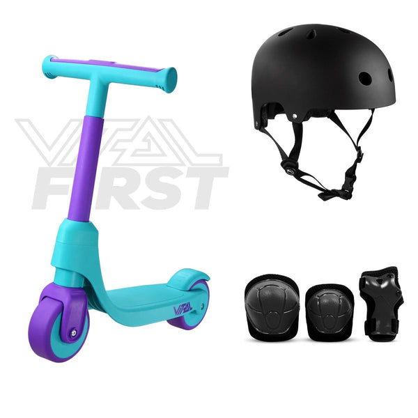 Vital First Scooter - Scooters - First Teal / Purple Bundle
