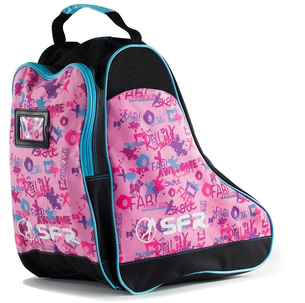 SFR Designer Ice & Skate Bag - Pink Graffiti - Skatewarehouse.co.uk