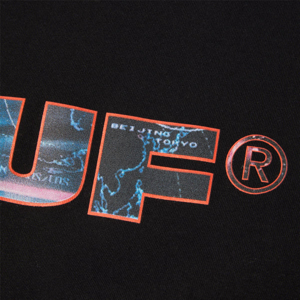 HUF Flight Path Ss Tee (Black)
