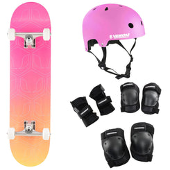 Venom Outline Fade Pink Core Complete Skateboard Bundle - 7.75" **PRE-ORDER** - Skatewarehouse.co.uk