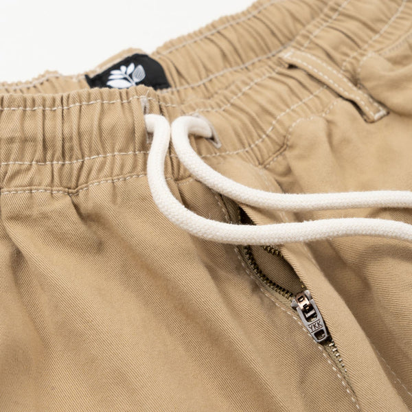 Magenta Loose Pants Stitch Beige - XL