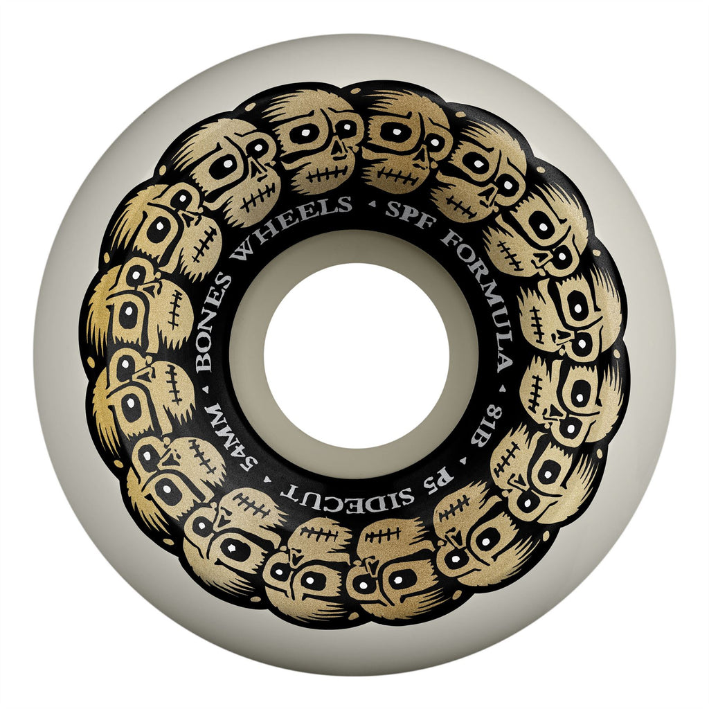BONES Circle Skulls P5 Sidecut Skatepark Formula 81B - Skatewarehouse.co.uk