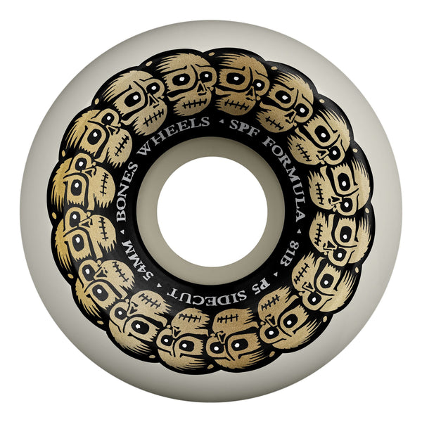 BONES Circle Skulls P5 Sidecut Skatepark Formula 81B - Skatewarehouse.co.uk