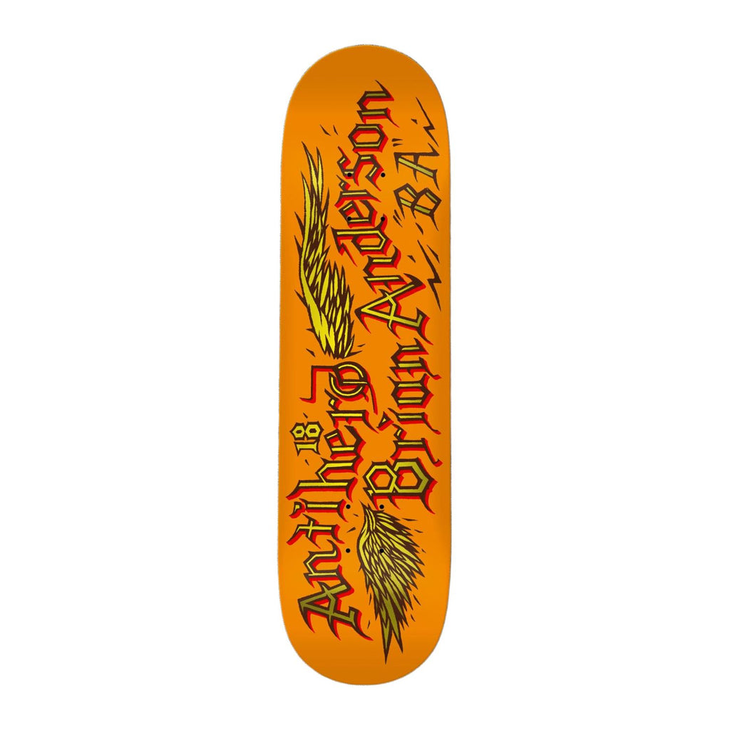 Anti Hero B.A. - Customs - (Orange) Skateboard Deck - 9.02"