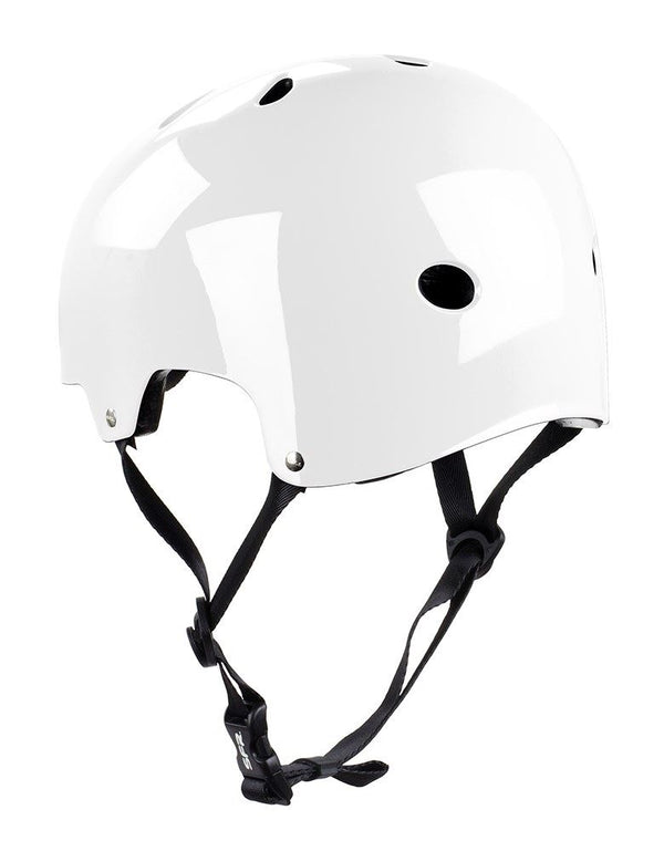 SFR Essentials Skateboard Bike Helmet - Gloss White - Skatewarehouse.co.uk