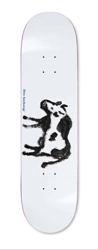 Polar Skate Co Shin Sanbongi - Cow & Devil Skateboard Deck - 8.5" - Skatewarehouse.co.uk