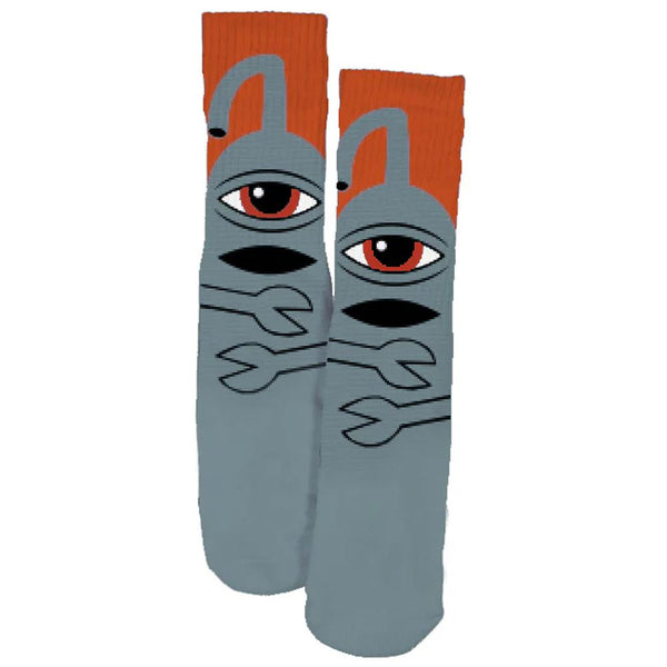 Toy Machine Sect Hug Sock Grey