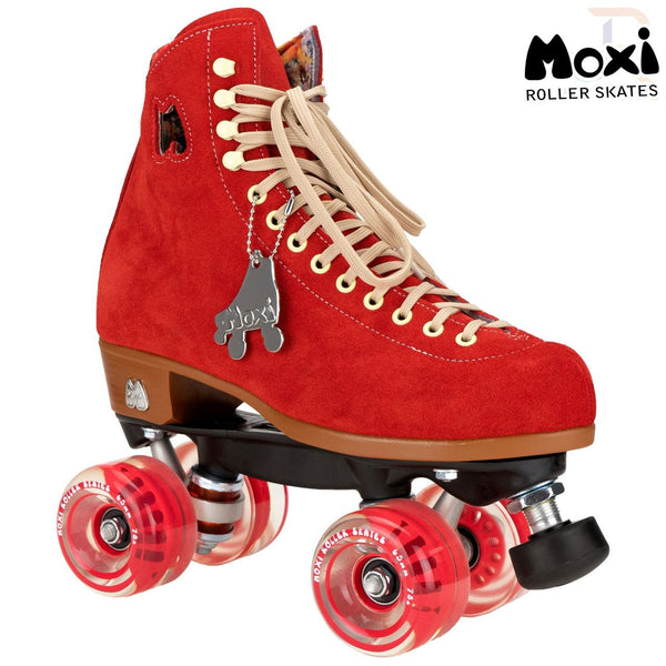 Moxi Skates Lolly Poppy Red Quad Skates - Skatewarehouse.co.uk