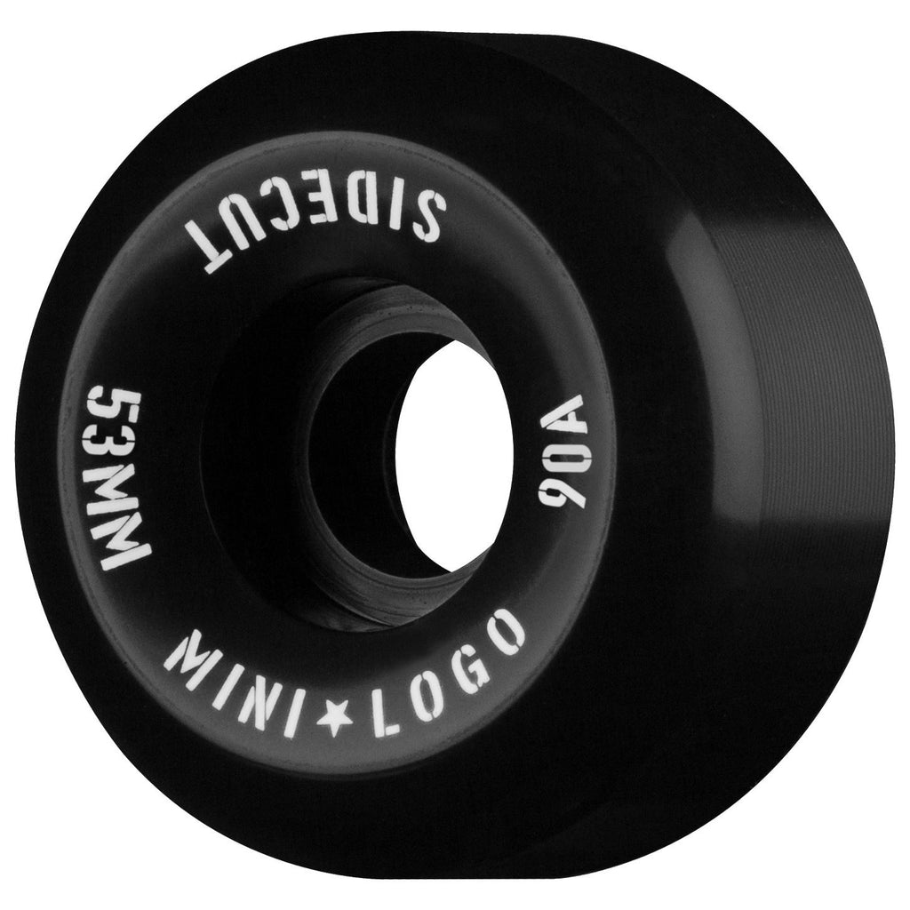 Mini Logo Hybrid Sidecut 90a Black Skateboard Wheels - 53mm