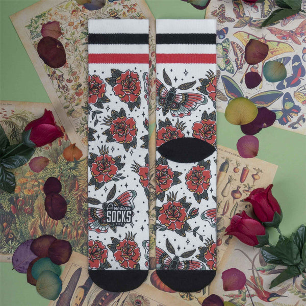 American Socks Moth - Mid High Socks