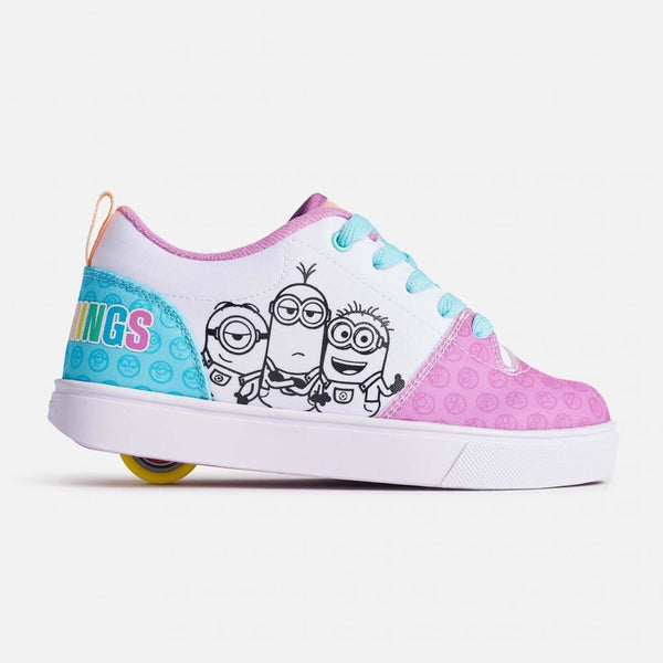 Heelys x Minions Minions Ezzential - White / Purple / Sky Blue - Skatewarehouse.co.uk