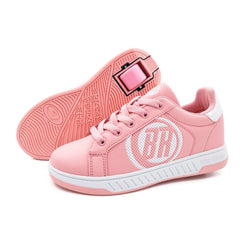 Breezy Rollers Shoes With Wheels - Fresh 2 - Pink / White - Skatewarehouse.co.uk