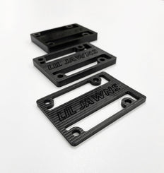 Lil Jawn Standard Risers - Independent 0.375 Inch Black Skateboard Hardware