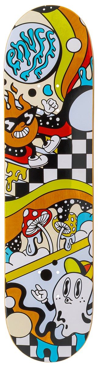 Enuff Designer - Meltworld Confused Skateboard Deck - 7.75