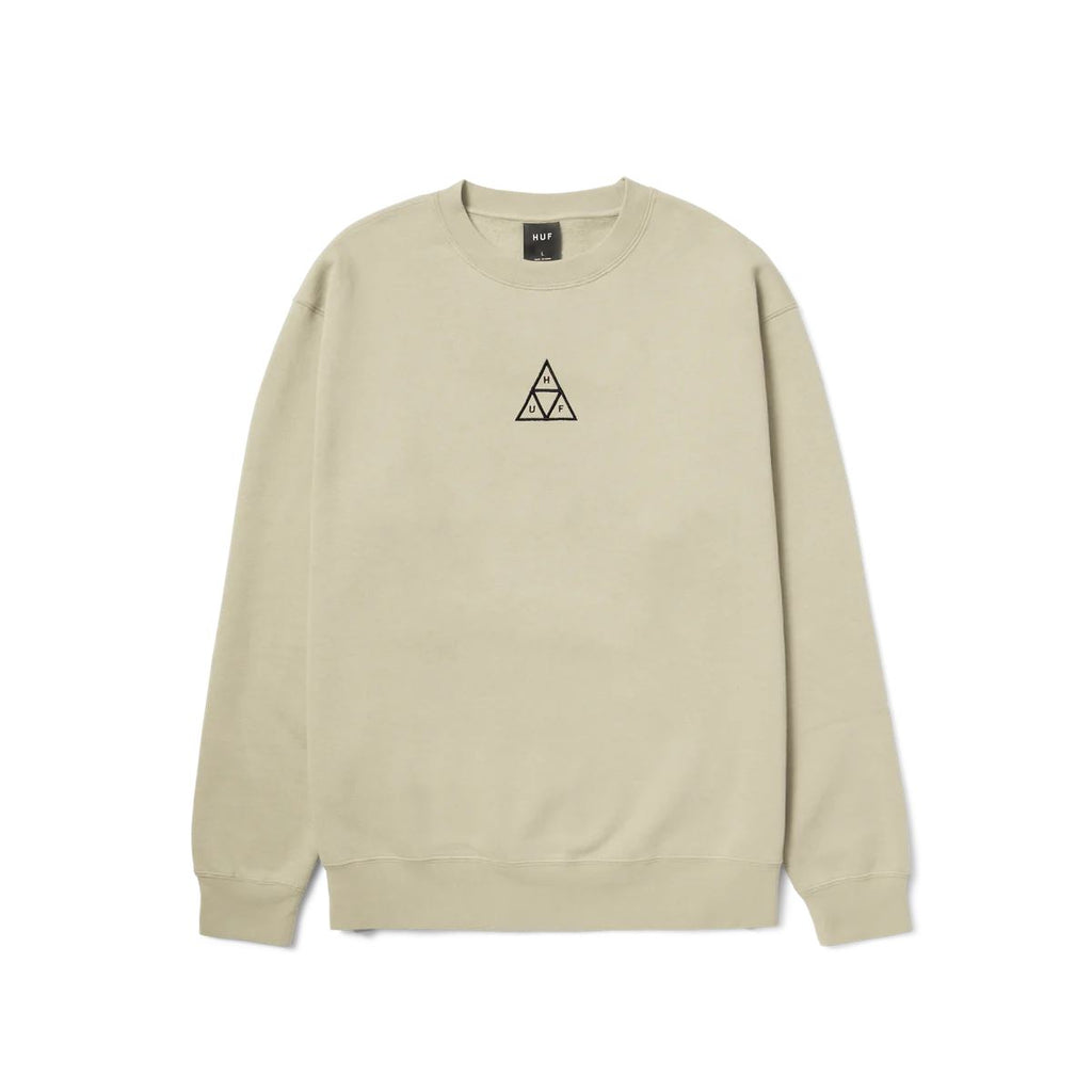 Huf Set Triple Triangle Crewneck (Stone)
