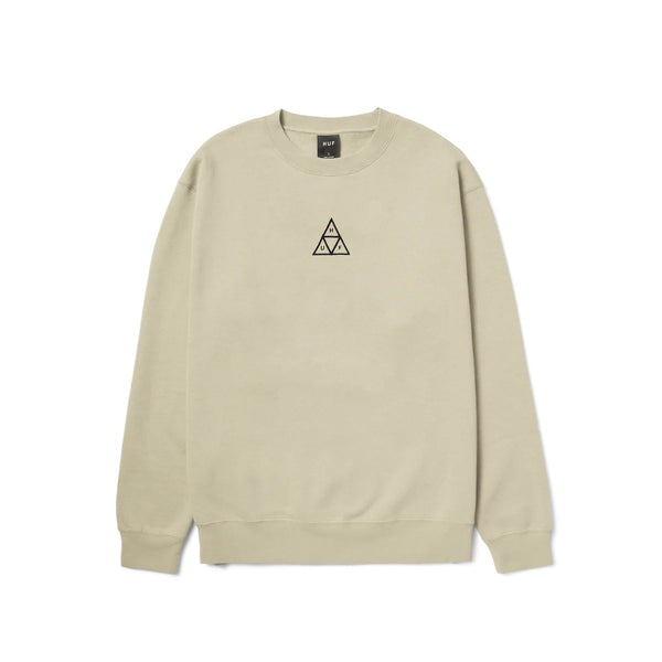 Huf Set Triple Triangle Crewneck (Stone)
