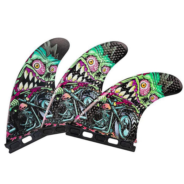 3D Fins - All Rounder Thruster - Medium - Rider (FCS1 / FCS2 / Futures)