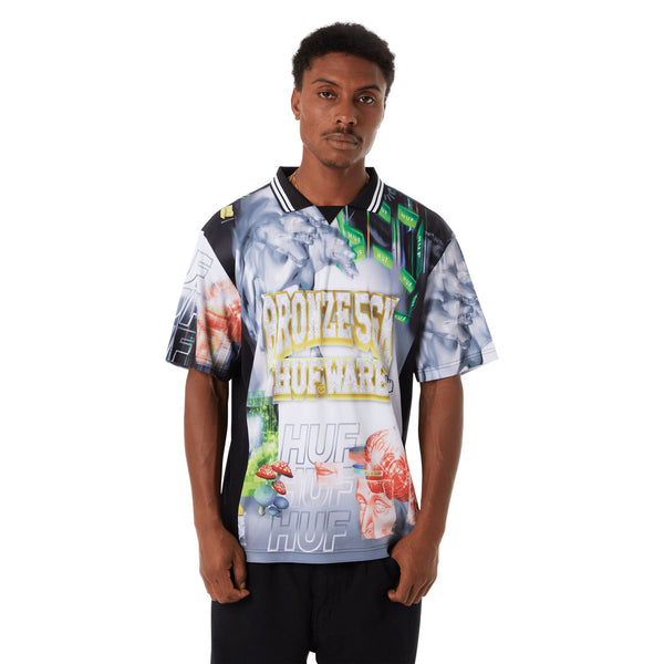 HUF Glitched Soccer Jersey (Multi) T-Shirt - M