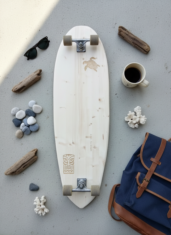 Crush Creepie Tiki Cruiser Surfskate Skateboard Deck - 44