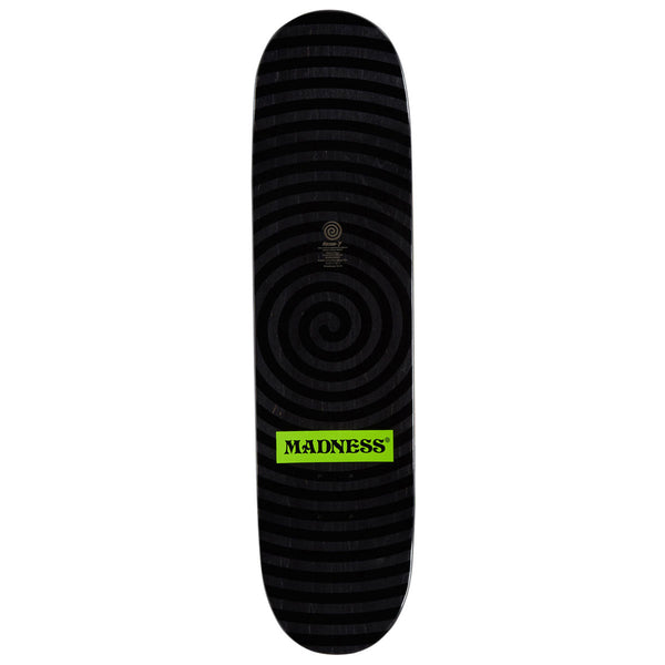 Madness Split R7 Safety Yellow / Holographic Skateboard Deck 8.25 inch underside
