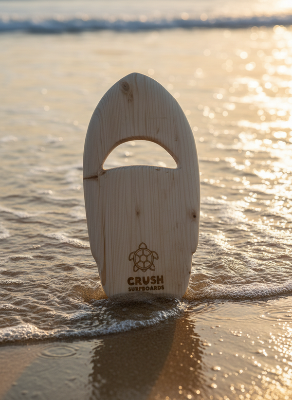 Crush The Glide Wooden Surf Handplane