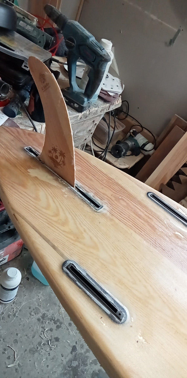 Crush Wooden Surfboard Single Fin - 10