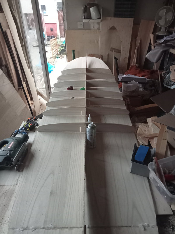 Crush Log Flume Paulownia Longboard Surfboard - 9ft 4