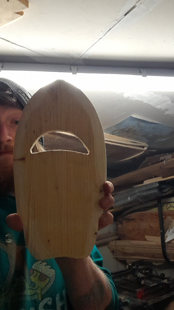 Crush The Glide Wooden Surf Handplane