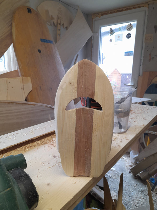 Crush The Glide Wooden Surf Handplane