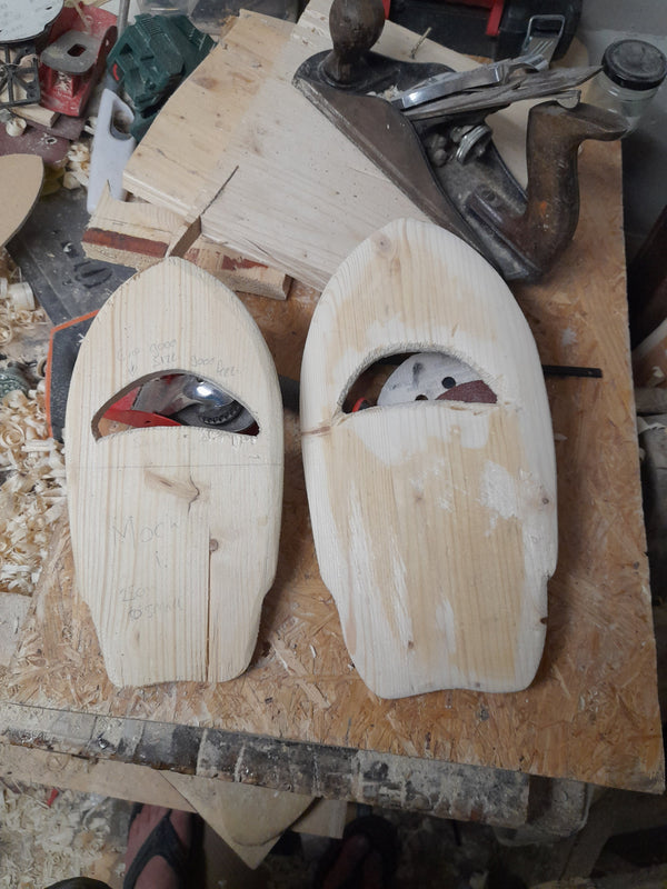 Crush The Glide Wooden Surf Handplane