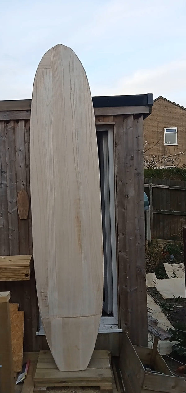 Crush Log Flume Paulownia Longboard Surfboard - 9ft 4