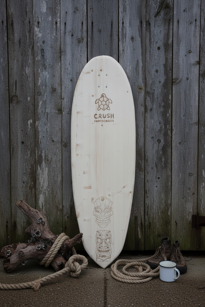 Crush Creepie Tiki Cruiser Surfskate Skateboard Deck - 44"
