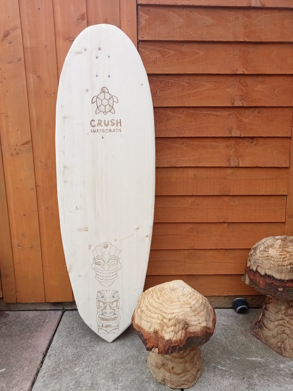 Crush Creepie Tiki Cruiser Surfskate Skateboard Deck - 44
