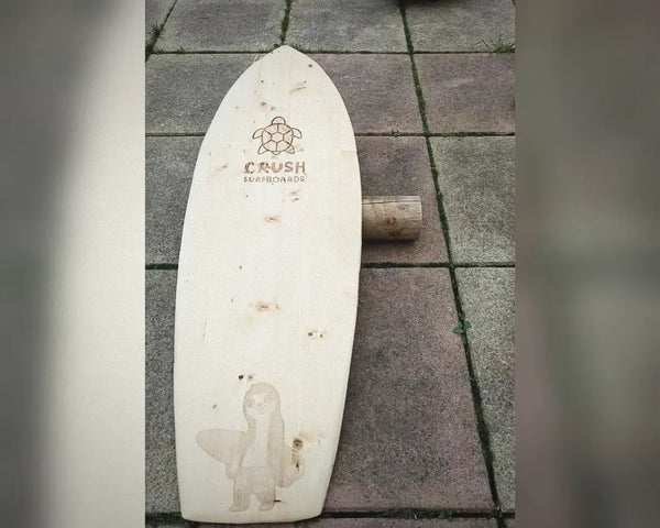 Crush Custom Surf Balance Board - Redwood - 41