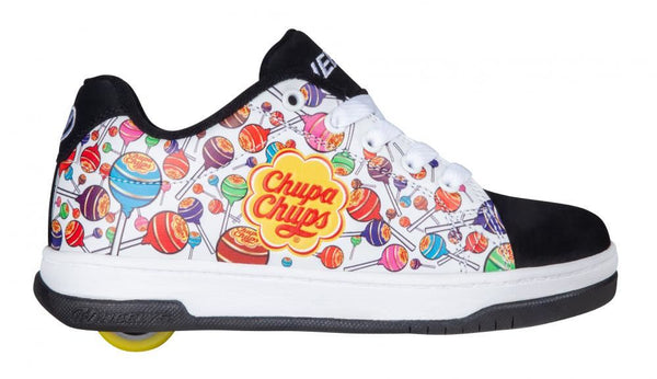 Heelys X Chupa Chups Split - Black / White / Multicolourcolour Pu Nubuck - Skatewarehouse.co.uk