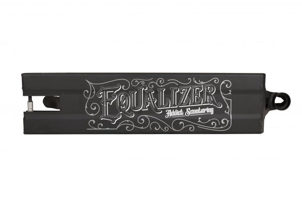 Addict Scooter Deck Equalizer 2.0 - Black / Silver - Skatewarehouse.co.uk